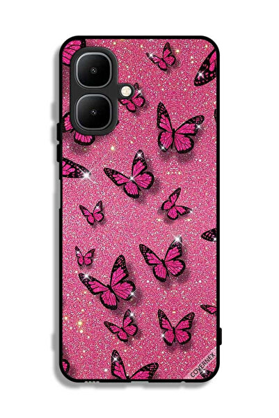 Covernex غطاء حماية لهاتف إنفينيكس سمارت 10 برسومات لامعة وفراشات