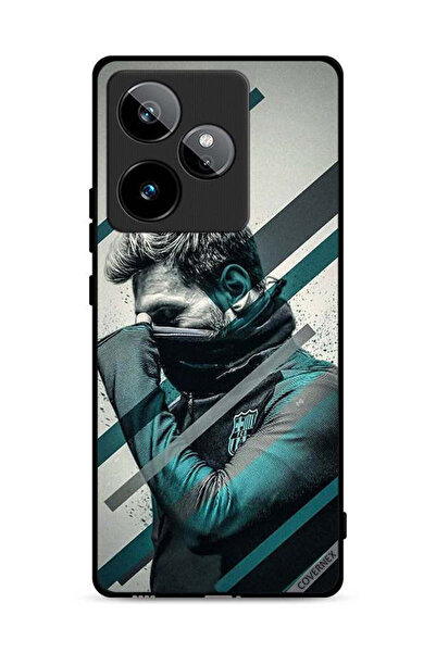 Covernex غطاء حماية لهاتف Realme GT 7 5G بطبعة وجه ميسي المختبئ