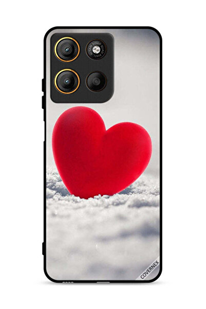 Covernex غطاء حماية موتورولا موتو جي 15 بتصميم قلب أحمر جميل