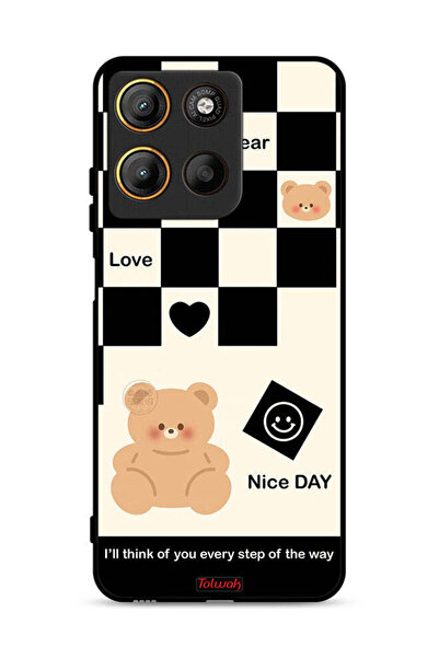 Tolwak غطاء حماية لهاتف موتورولا موتو جي 15 سأفكر فيك في كل خطوة على الطريق