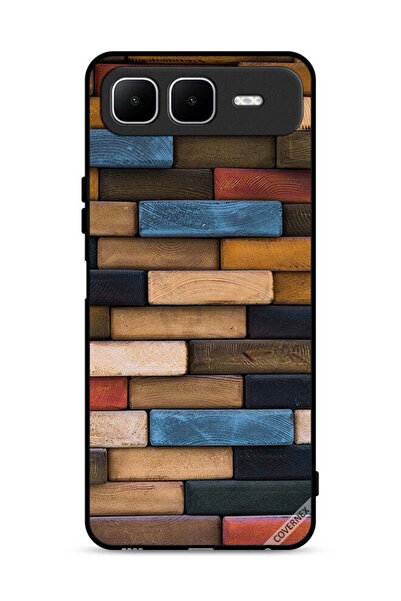 Covernex غطاء حماية خشبي لجهاز انفينيكس سمارت 10 بلس