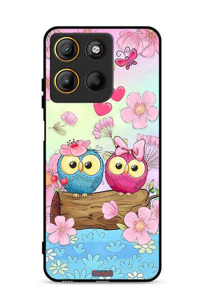 Tolwak غطاء حماية لهاتف موتورولا موتو جي 15 برسومات بومة لطيفة