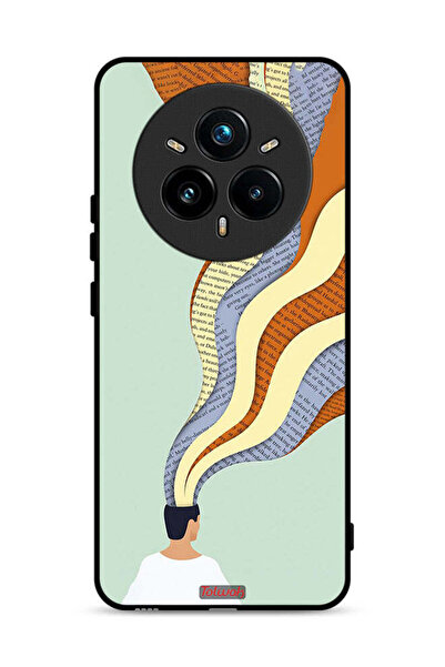 Tolwak غطاء حماية لهاتف Realme 14 Pro Plus 5G برسومات فنية مستوحاة من Data In...