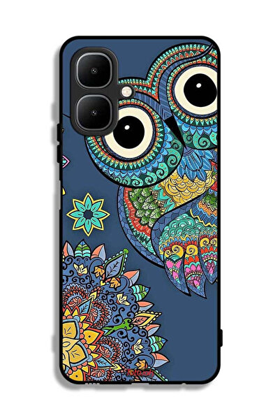 Tolwak غطاء حماية لهاتف إنفينيكس سمارت 10 بتصميم بومة زهرية