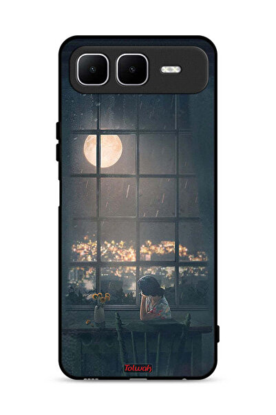 Tolwak غطاء حماية لهاتف إنفينيكس سمارت ١٠ بلس برسم القمر