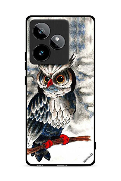 Covernex غطاء حماية لهاتف Realme GT 7T 5G برسومات بومة فنية