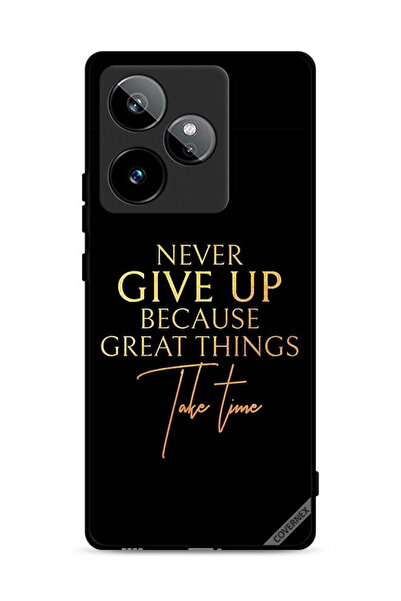 Covernex غطاء حماية Realme GT 7T 5G لا تستسلم أبدًا لأن الأشياء العظيمة تستغر...