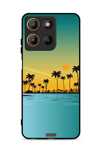 Tolwak غطاء حماية لهاتف موتورولا موتو جي 15، منظر فني تجريدي