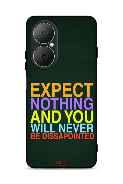 Tolwak Huawei Nova Y73 Protective Case Cover Expect Nothing And You Will Neve...