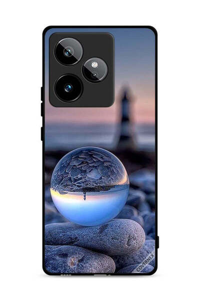 Covernex غطاء حماية لهاتف Realme GT 7 5G، تصوير رائع للطبيعة في زجاج دائري