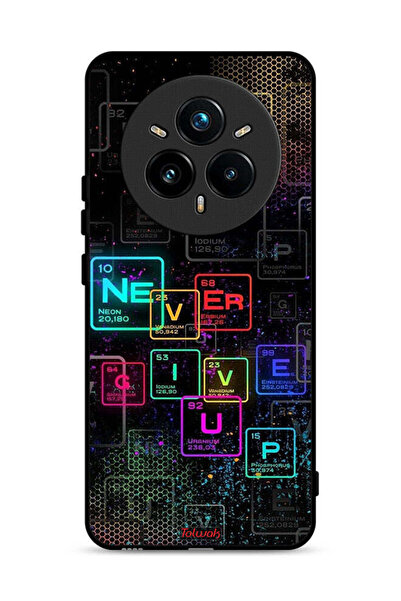 Tolwak غطاء حماية لهاتف Realme 14 Pro Plus 5G - فن Never Give Up