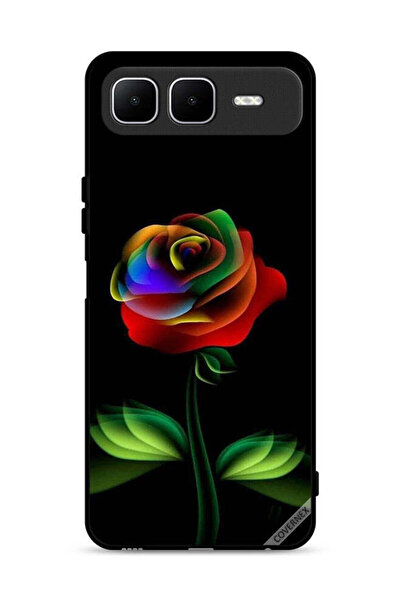 Covernex غطاء حماية لهاتف إنفينيكس سمارت 10 بلس، لون قوس قزح وردي