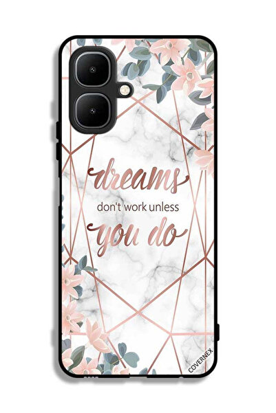 Covernex Infinix Smart 10 Protective Case Cover Dreams Don't Work Unless You Do