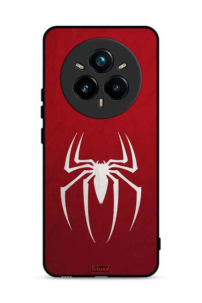 Tolwak غطاء حماية لجهاز Realme 14 Pro Plus 5G بتصميم Spider Icon