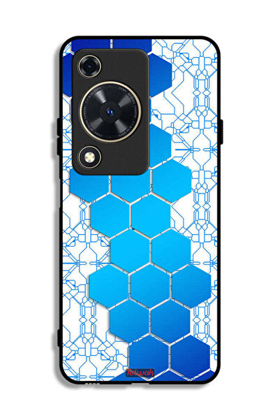 Tolwak غطاء حماية لهاتف هواوي نوفا Y63 بأيقونات سداسية الشكل على شكل خلية نحل