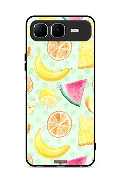 Tolwak غطاء حماية لهاتف إنفينيكس سمارت ١٠ بلس برسومات فواكه وألوان مائية