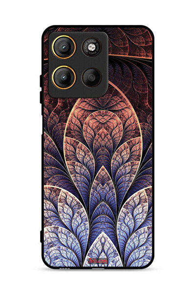 Tolwak غطاء حماية موتورولا موتو جي 15 بتصميم زهور كسورية تجريدية