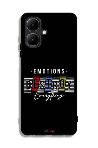 Tolwak Infinix Smart 10 Protective Case Cover Emotions Destroy Everything