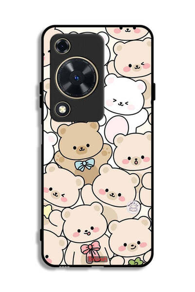 Tolwak غطاء حماية لهاتف هواوي نوفا Y63 بنقشة الدببة