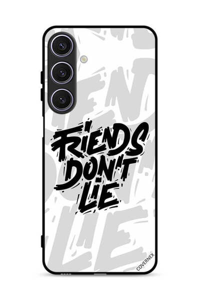 Covernex غطاء حماية لهاتف سامسونج جالاكسي A17 - خط عربي - أصدقاء لا يكذبون