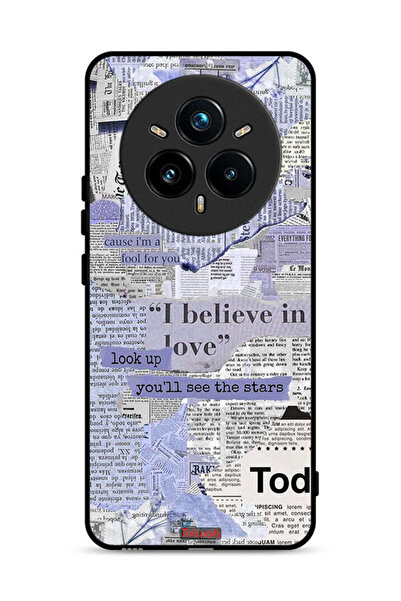 Tolwak غطاء حماية لهاتف Realme 14 Pro Plus 5G، قطع من الصحف