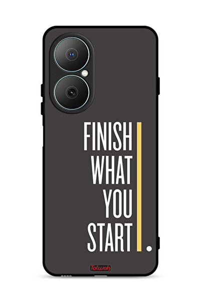 Tolwak Huawei Nova Y73 Protective Case Cover Finish What You Start