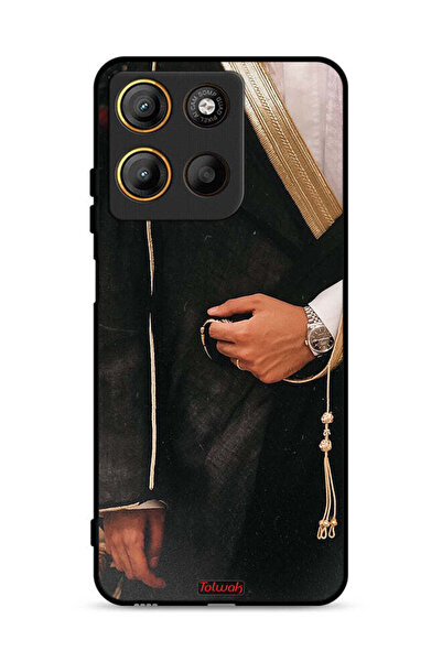 Tolwak غطاء حماية لهاتف موتورولا موتو جي 15 - تصميم عربي