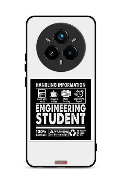 Tolwak غطاء حماية لهاتف Realme 14 Pro 5G، ملصق طالب هندسة