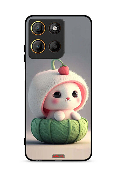 Tolwak غطاء حماية لهاتف موتورولا موتو جي 15 - أرنب صغير لطيف