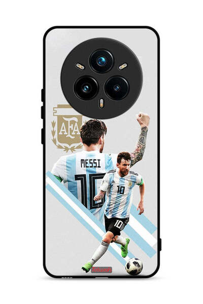 Tolwak غطاء حماية لهاتف Realme 14 Pro Plus 5G برسومات ليو ميسي