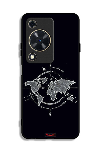 Tolwak غطاء حماية هواوي نوفا Y72S برسومات البوصلة