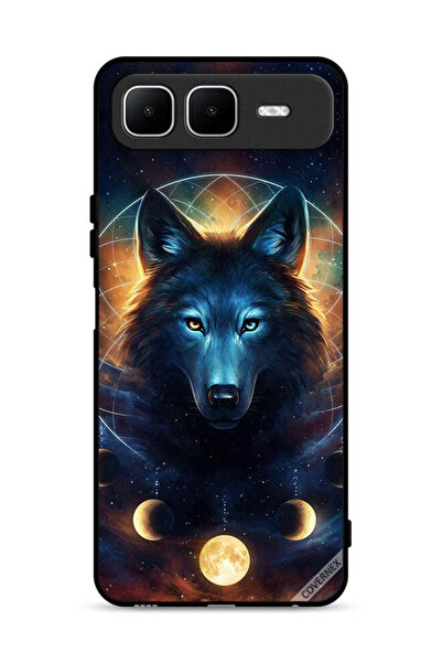 Covernex Infinix Smart 10 Plus Protective Case Cover Wolf In Space