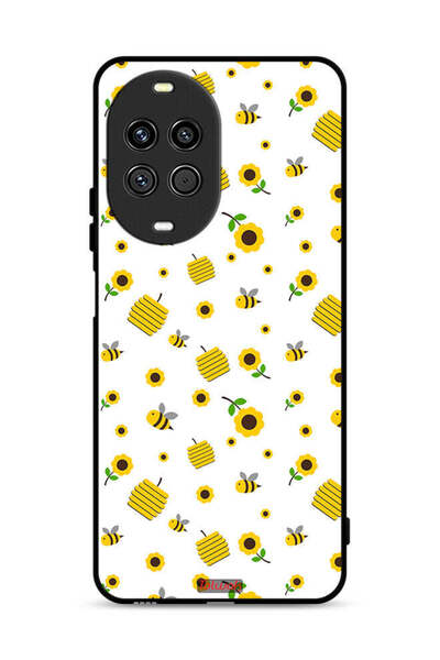 Tolwak غطاء حماية لهاتف هواوي نوفا 14 ألترا 5G بنقشة عباد الشمس والنحل