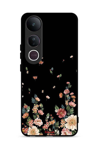 Tolwak غطاء حماية لهاتف Vivo V50 Lite مع زهور صغيرة في الأسفل