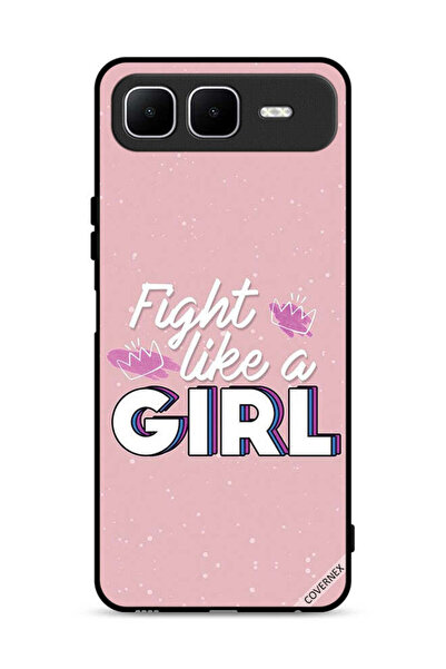 Covernex غطاء حماية لهاتف Infinix Smart 10 Plus - Fight Like A Girl