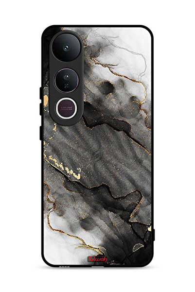 Tolwak غطاء حماية لهاتف Vivo V50 Lite رخامي لامع