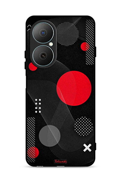 Tolwak غطاء حماية لهاتف هواوي نوفا Y73 بنمط دائري ومتقاطع