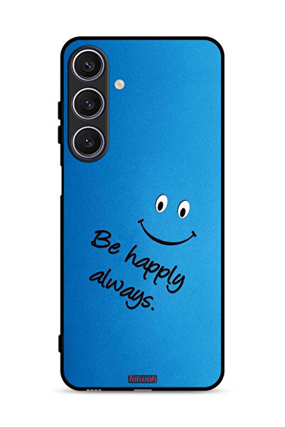 Tolwak غطاء حماية لهاتف سامسونج جالكسي A17 كن سعيدًا دائمًا