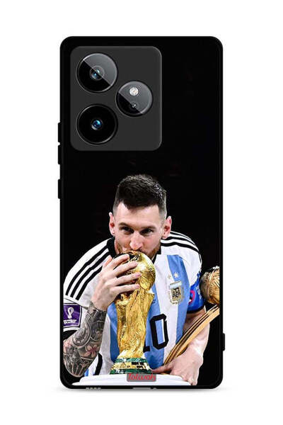 Tolwak غطاء حماية لهاتف Realme GT 7T 5G بتصميم ميسي