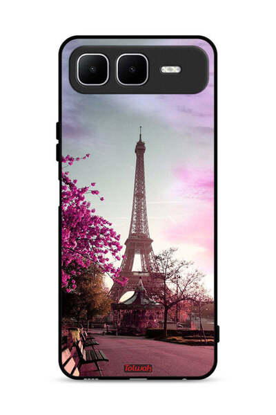 Tolwak غطاء حماية لهاتف إنفينيكس سمارت ١٠ بلس بتصميم برج إيفل