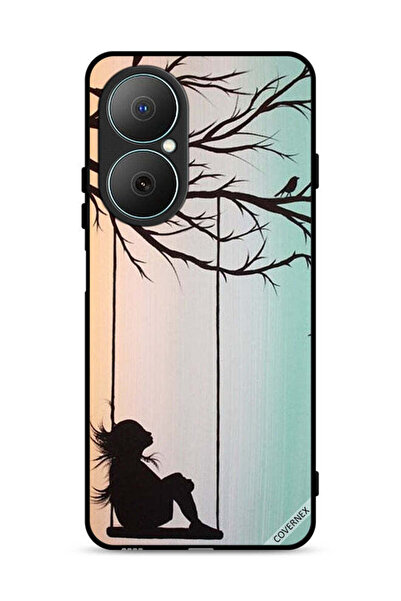 Covernex غطاء حماية لهاتف هواوي نوفا Y73 برسم فتاة صغيرة حزينة