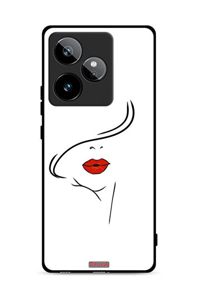 Tolwak غطاء حماية لهاتف Realme GT 7T 5G برسومات وجه فتاة
