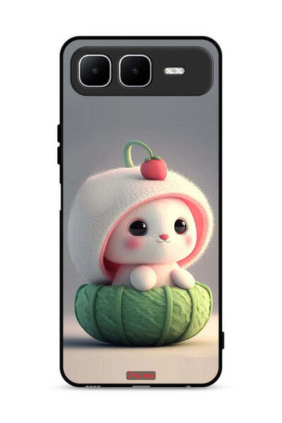 Tolwak غطاء حماية لهاتف Infinix Smart 10 Plus على شكل أرنب صغير لطيف