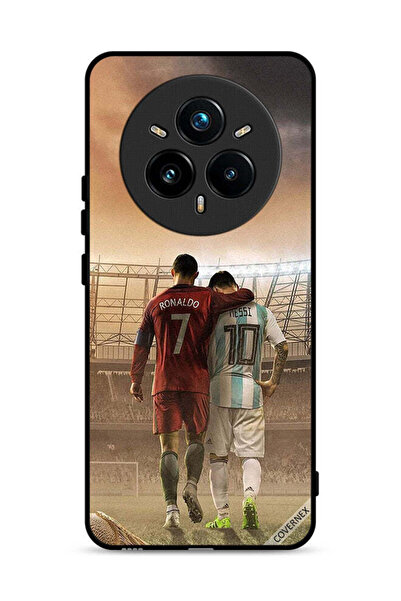 Covernex غطاء حماية لهاتف Realme 14 Pro 5G ميسي وكريستيانو رونالدو