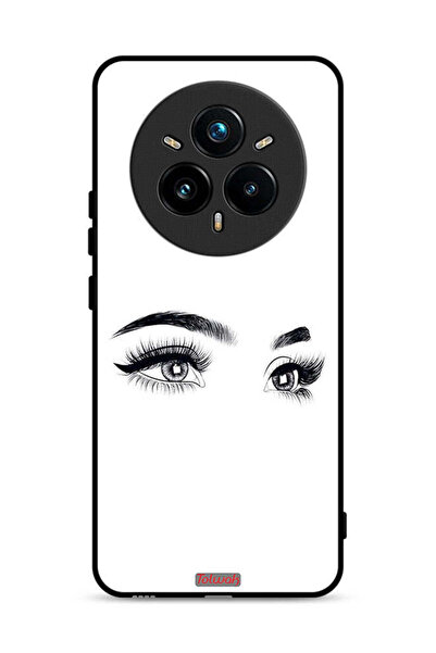 Tolwak غطاء حماية لهاتف Realme 14 Pro 5G برسومات عيون فنية