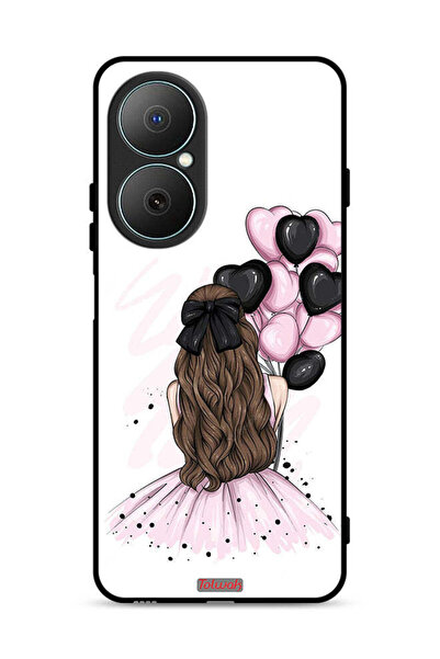 Tolwak غطاء حماية لهاتف هواوي نوفا Y73 برسومات فتاة تحمل بالونات