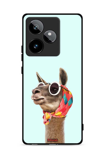 Tolwak غطاء حماية لهاتف Realme GT 7 5G بتصميم جمل أنيق ولطيف