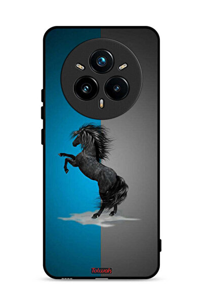 Tolwak غطاء حماية لهاتف Realme 14 Pro Plus 5G برسومات حصان