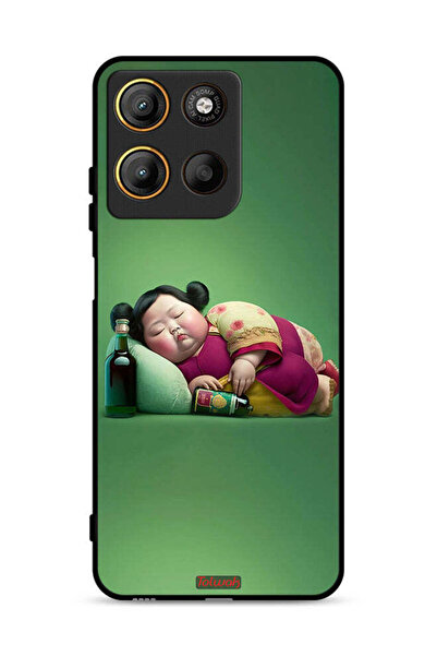 Tolwak غطاء حماية موتورولا موتو جي 15 - فتاة سمينة