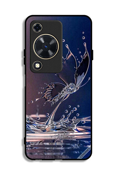 Covernex غطاء حماية لهاتف هواوي نوفا Y63 بتصميم قطرات الماء والفراشة